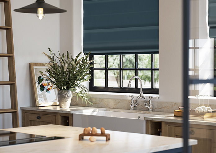 Saltaire, Denim - Roman Blind - Image 5